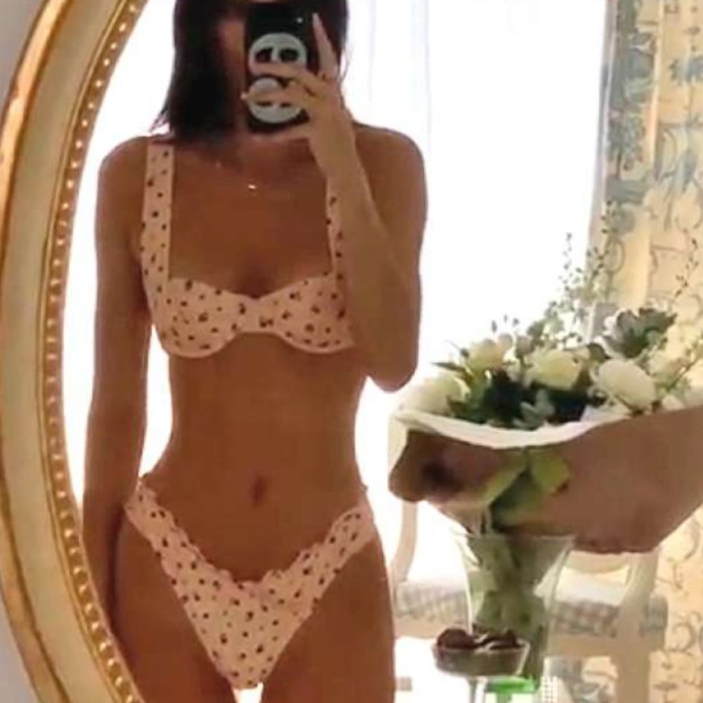 Kendall Jenner Peony Pink Bikini